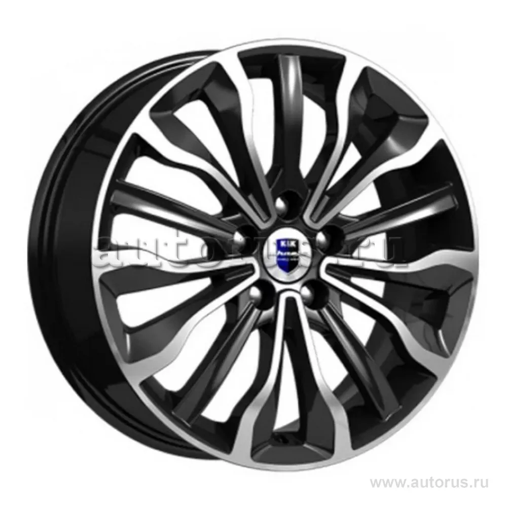 Диск литой R17 6.5J 5x114.3/60.1 ET50 КИК Атакама (КС756) Алмаз черный r73954