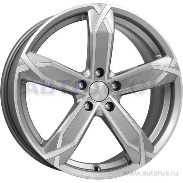 Диск литой R19 8J 5x114.3/67.1 ET35 КИК X-fighter алмаз аргентум 11971