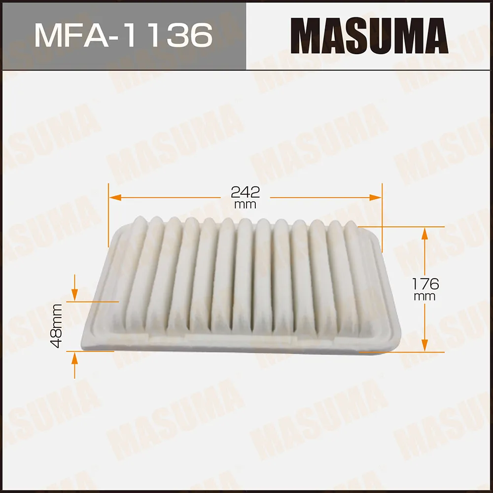Фильтр воздушный TOYOTA ALLION MASUMA MFA-1136