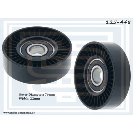 Ролик натяжителя привод.ремня OPEL ASTRA G-H / VECTRA C / MER W168/W169 STARKE 125-448