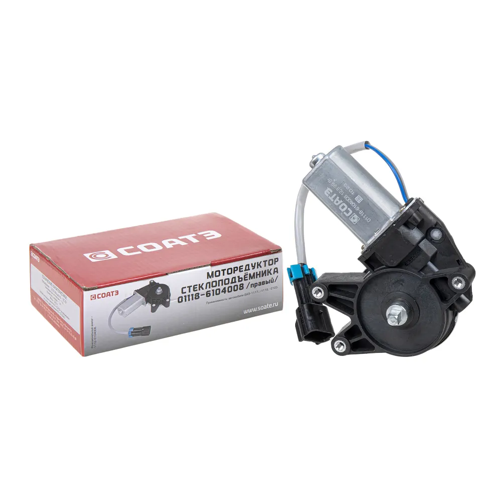 Мотор стеклоподъемника 1118 Калина, 2123 Chevrolet Niva СОАТЭ 01118-6104008