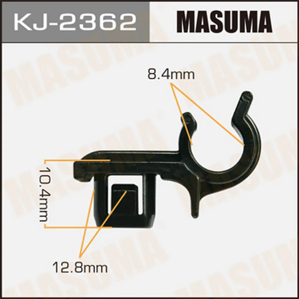 Клипса автомобильная уп.50 MASUMA KJ-2362