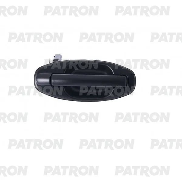 Ручка наружная двери задн прав Hyundai Santa Fe 01-2006 (черн) PATRON P20-0198R