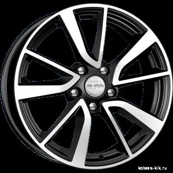 Диск литой R17 7J 5x112/66.6 ET46 КИК КС699 алмаз черный 68035