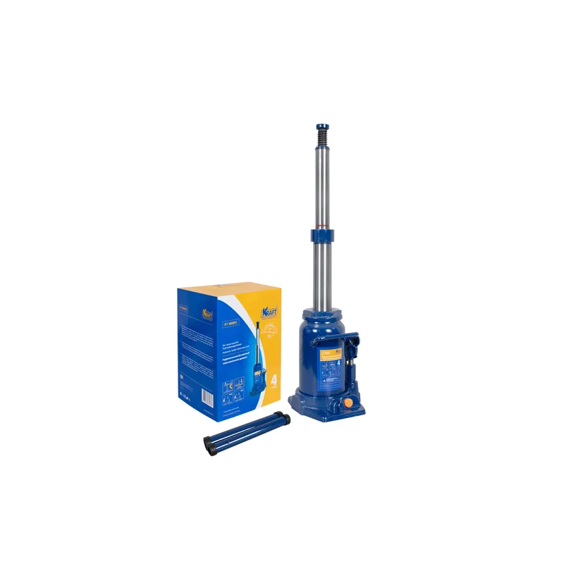 Домкрат бутылочный телескопический 4T 230-550 мм KRAFT KT800051