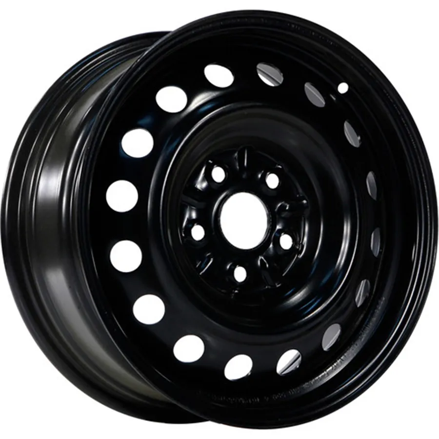 Диск штампованный R15 6J 5x100/57.1 ET38 TREBL 64H38D Black 9112683