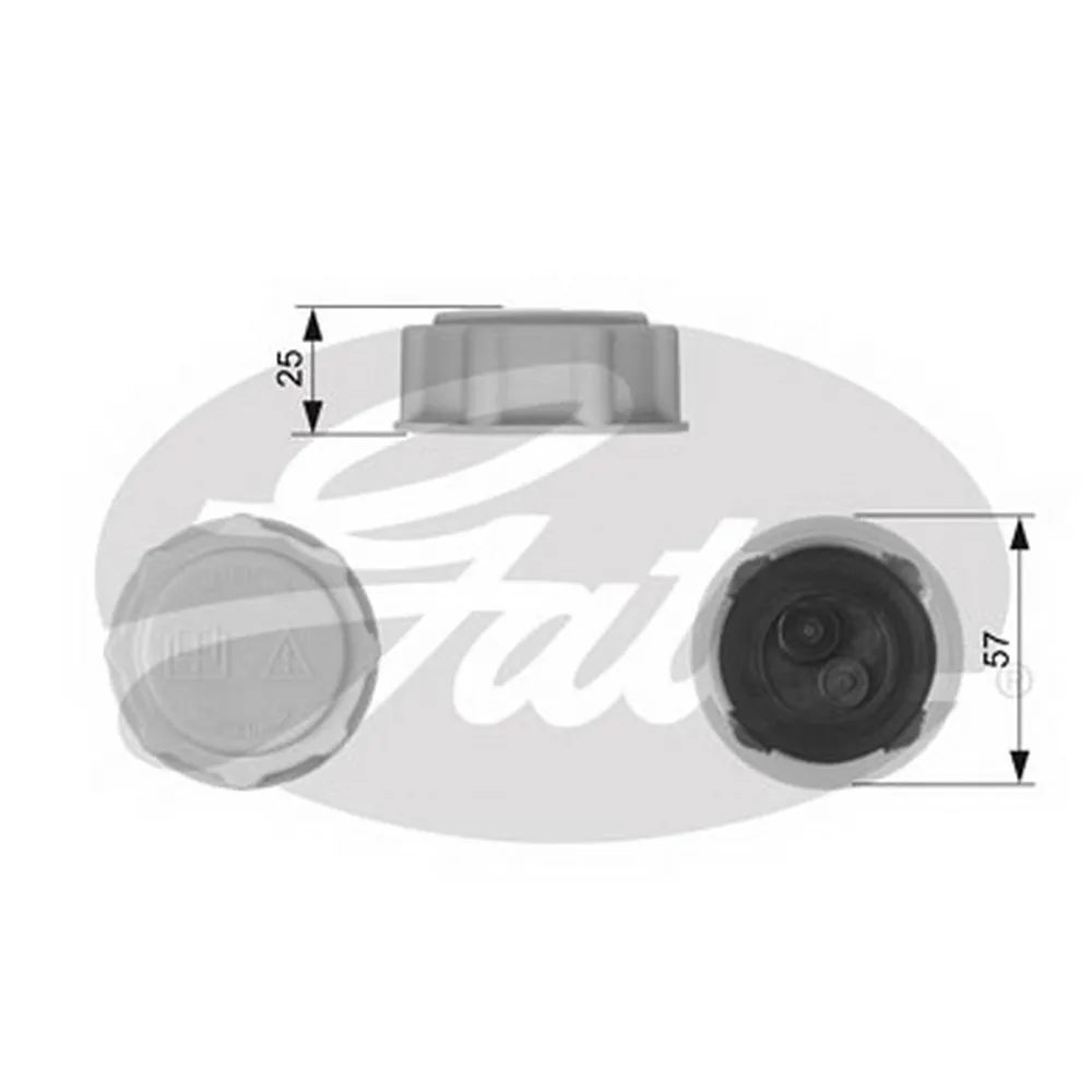 Крышка расширительного бачка GATES RC227