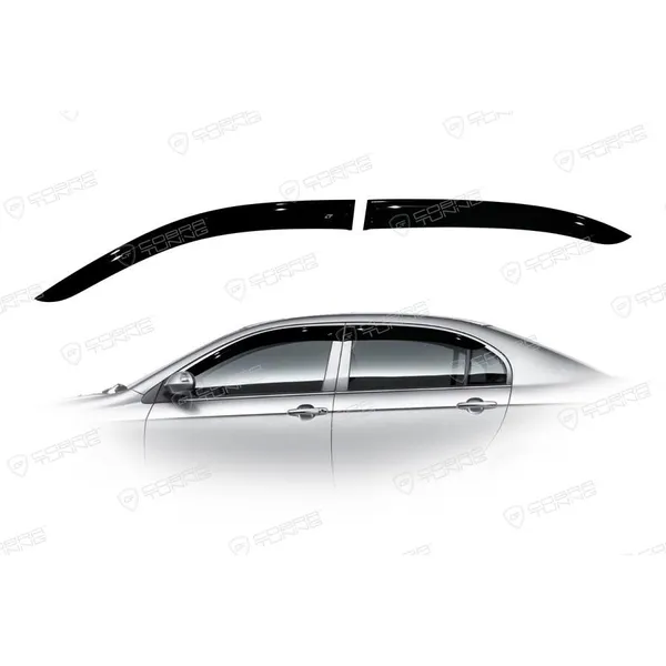 Дефлектора на окна Lifan Solano Sd 2008EuroStandard деф.окон Cobra Tuning LE30208