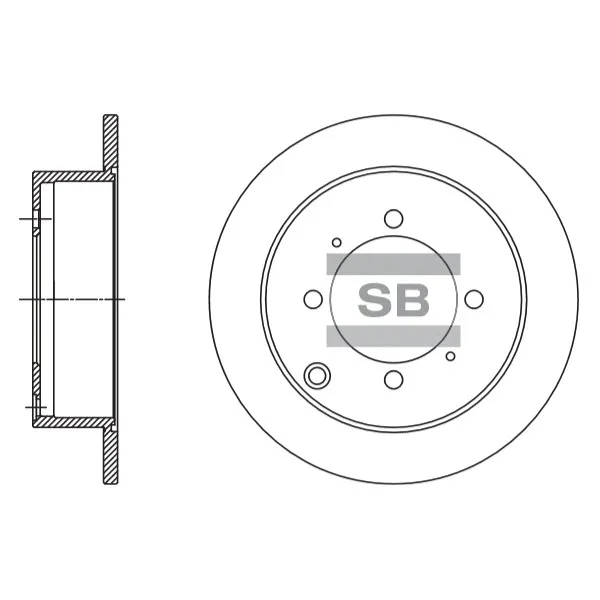 Диск тормозной SANGSIN BRAKE SD1138