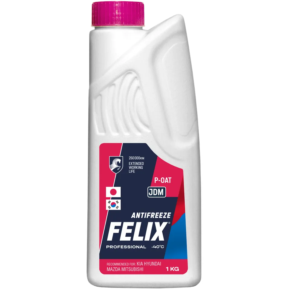 Антифриз Felix JDM G12++ готовый розовый 1 кг 430206401