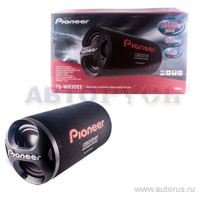 Сабвуфер PIONEER TS-WX305T, 30 см , труба, 300вт