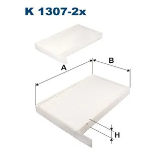Фильтр салонный (компл.2шт.) FILTRON K1307-2X