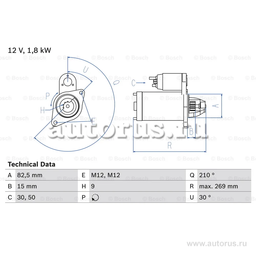 Стартер AUDI A4A6PASSAT 1.9 TDI -05 1.8кВт