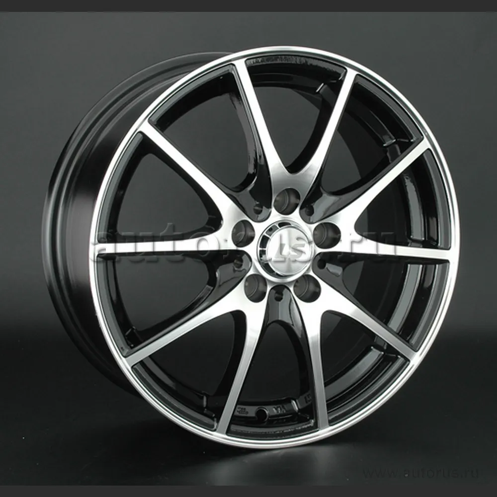Диск литой R14 5.5J 4x98/58.6 ET35 LS 536 BKF S031853