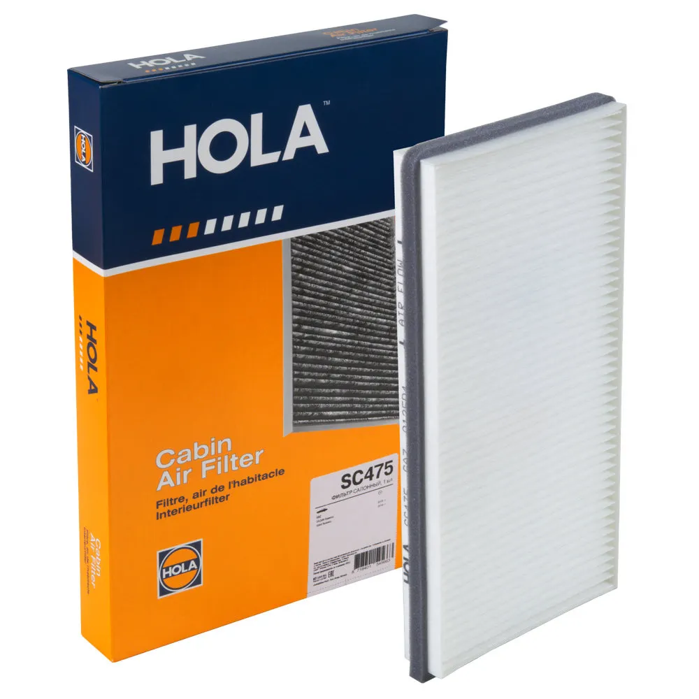 Фильтр, салонный, GAZ GAZelle Business (2705, 3302, 3221), Sobol Business (2217, 2310, 2752), (1 шт. HOLA SC475