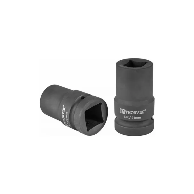 Головка торцевая 4-х гранная для ручного гайковерта 1DR, 21 мм THORVIK LSWS00121