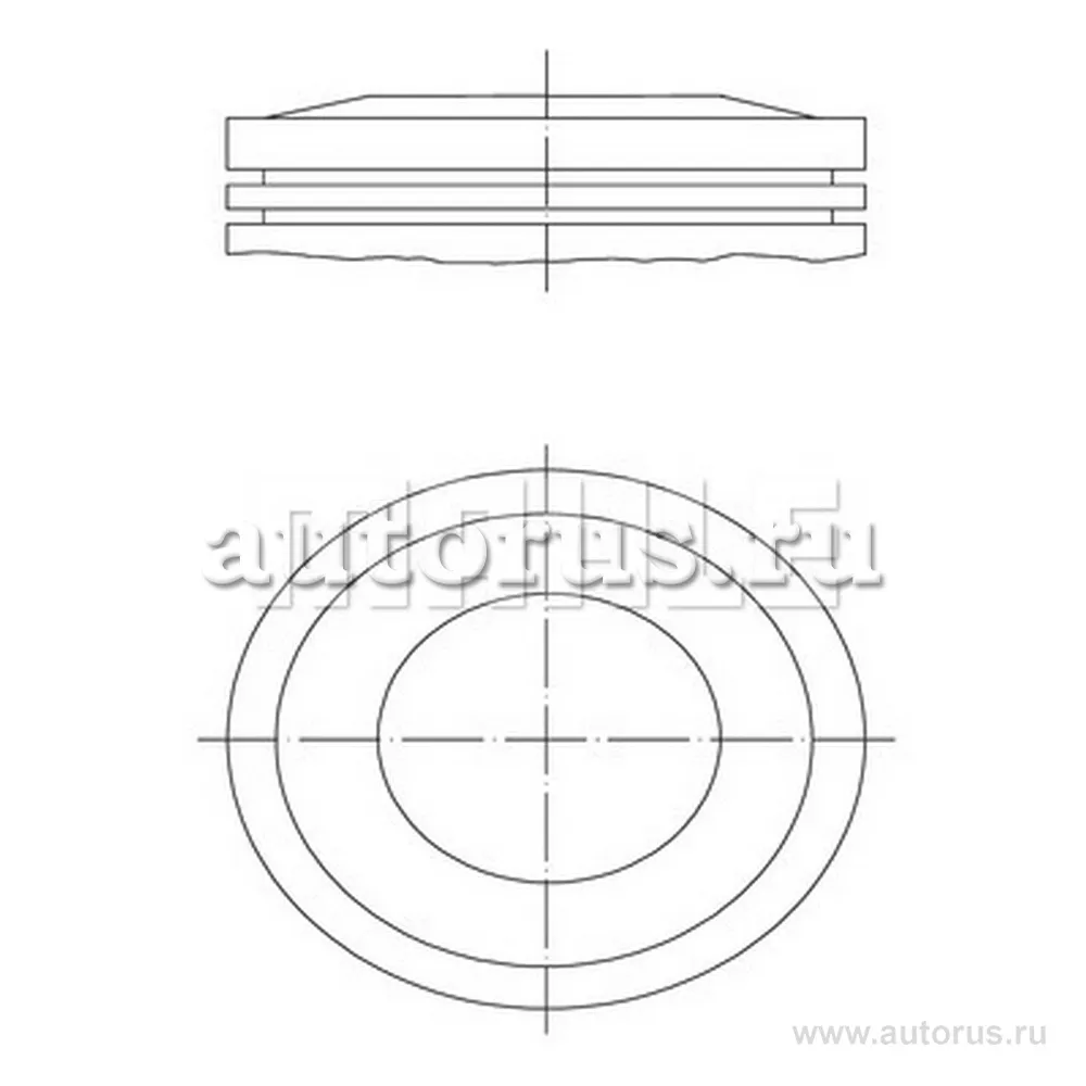 Поршень d77.60x1.5x2.0x1.2 STD  Цена за 1 шт