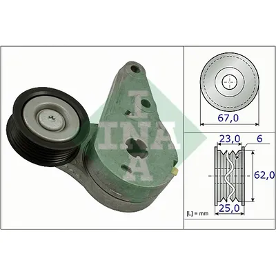 Натяжитель ремня приводного FORD FOCUS/MONDEO/VOLVO S60/S80 1.6 10-