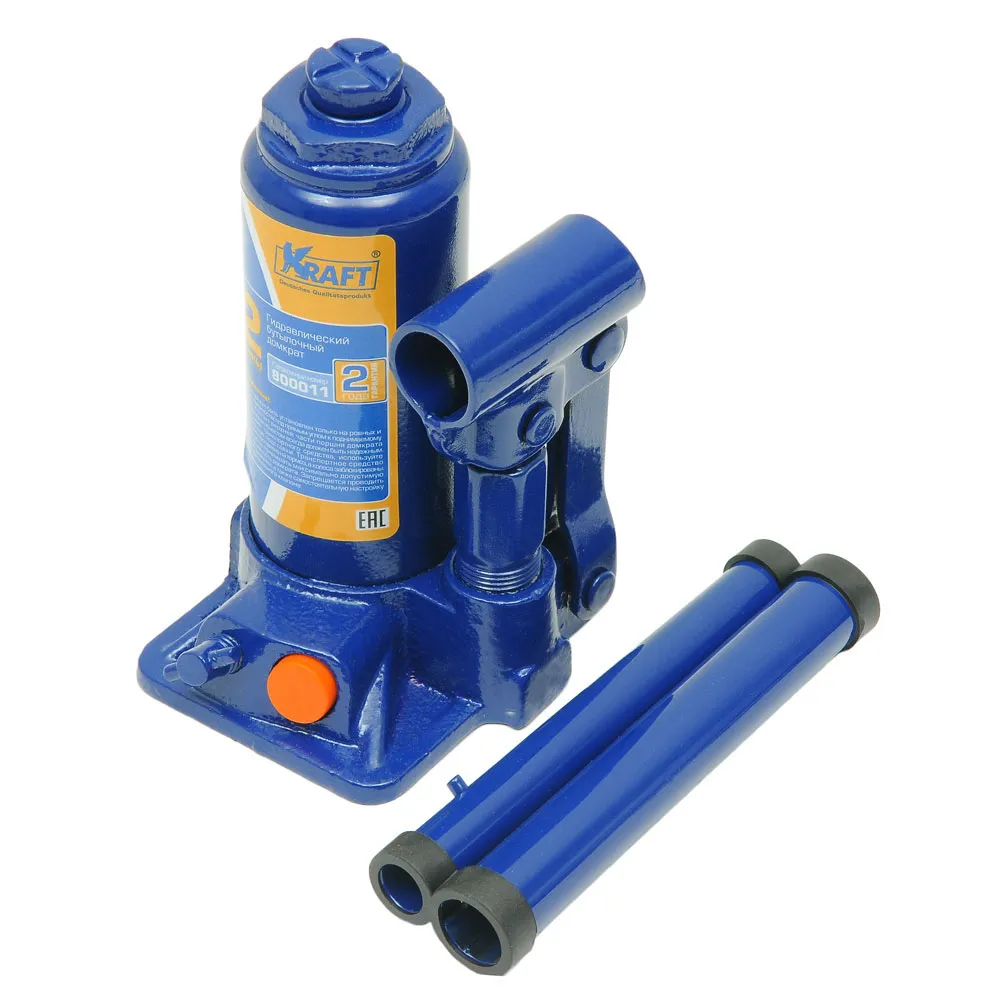 Домкрат бутылочный 2 т. KRAFT KT 800011 KRAFT KT 800011