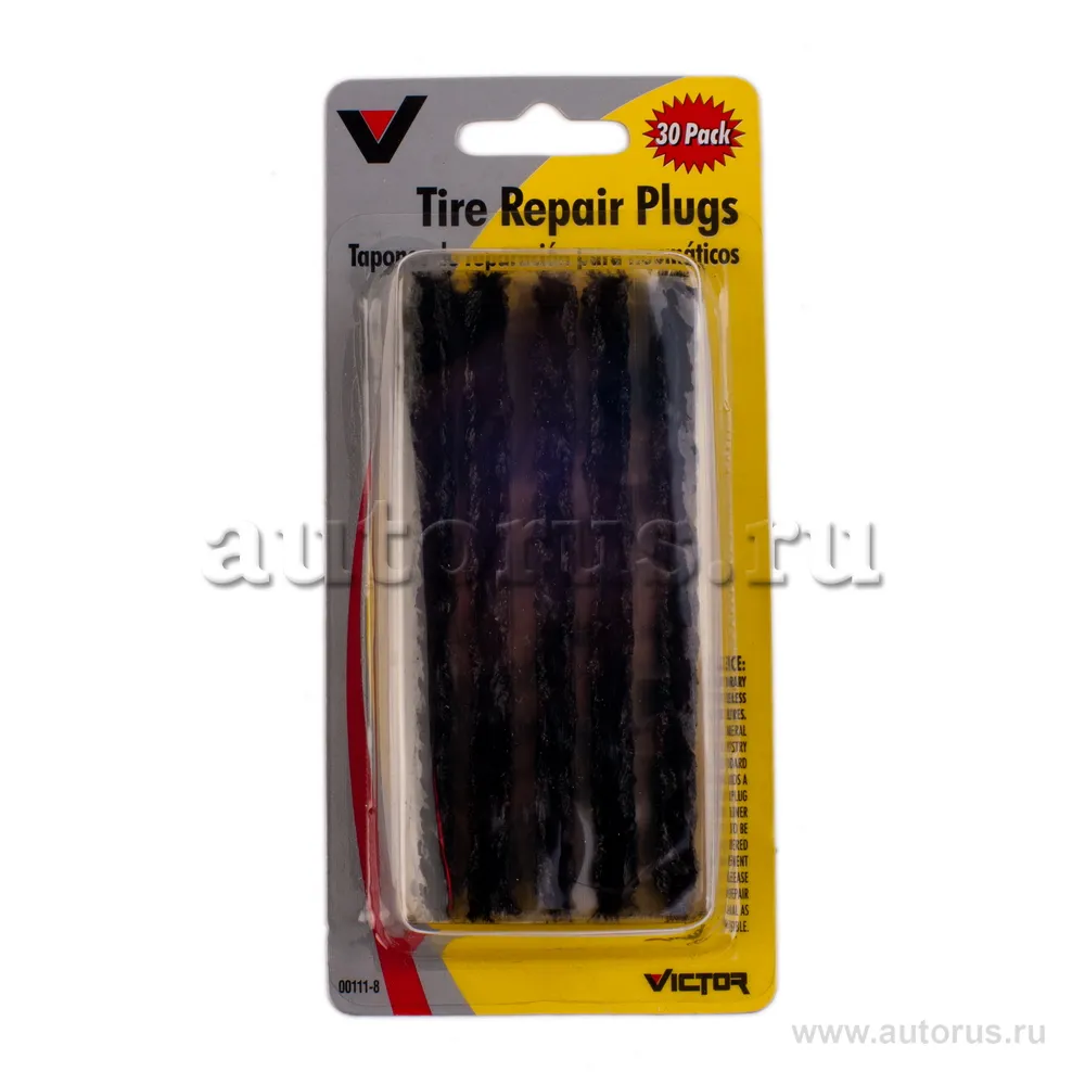 Набор жгутов для ремонта бескамерных шин 30шт Victor V111