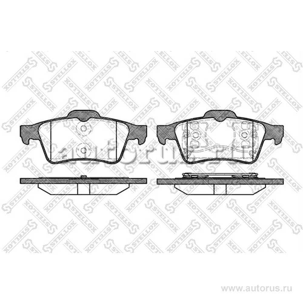 Колодки дисковые з. Opel Vectra C, Niss STELLOX 853000BL_SX