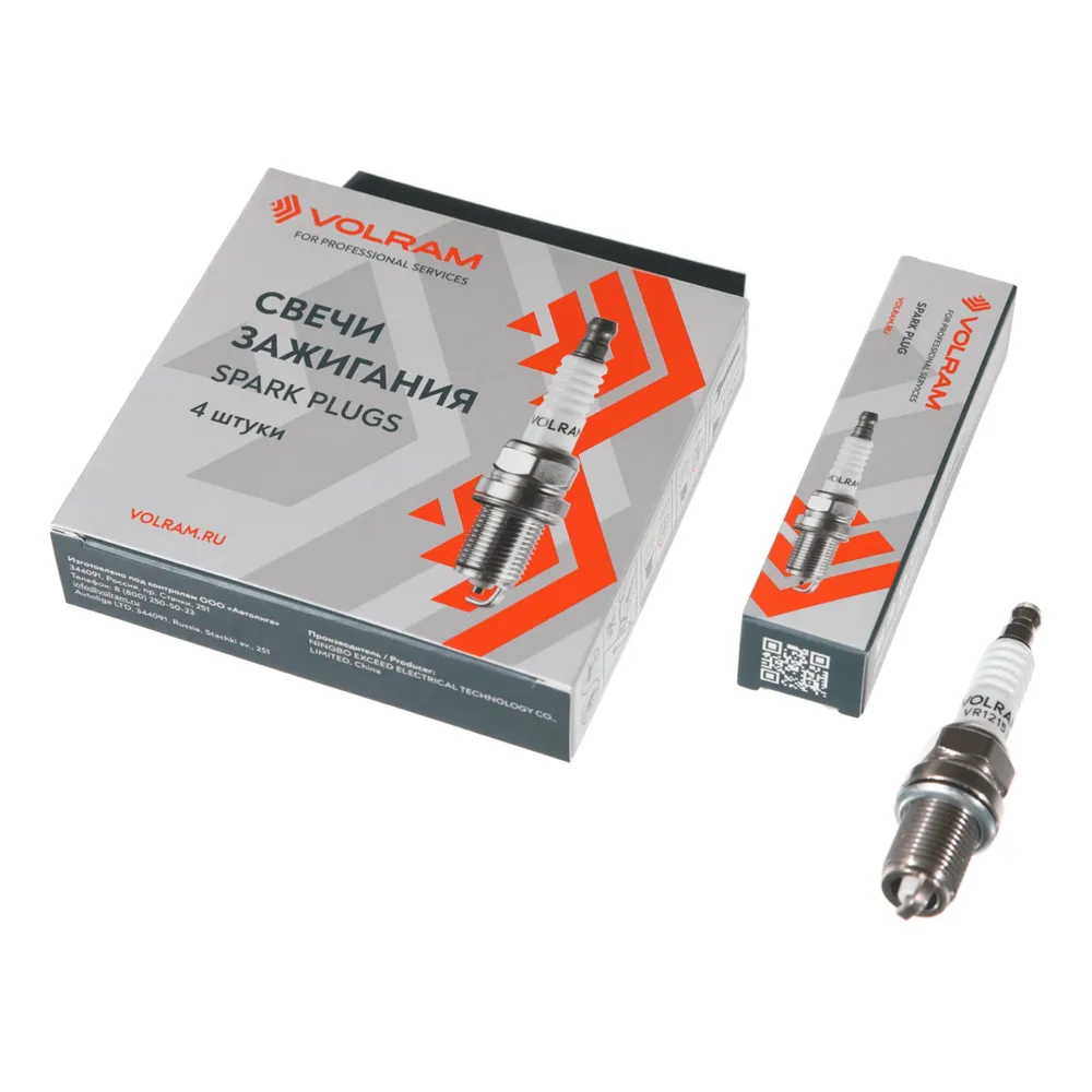 Свеча зажигания ВАЗ 2110, 2170,1118, 2190, Vesta, Xray (16 кл) VOLRAM VR12153