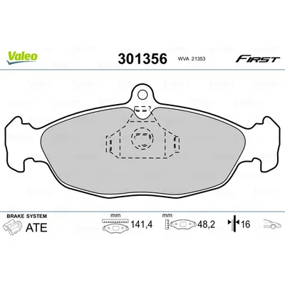 Колодки торм. пер.Chevrolet Lanos 1,4-1,6 05-