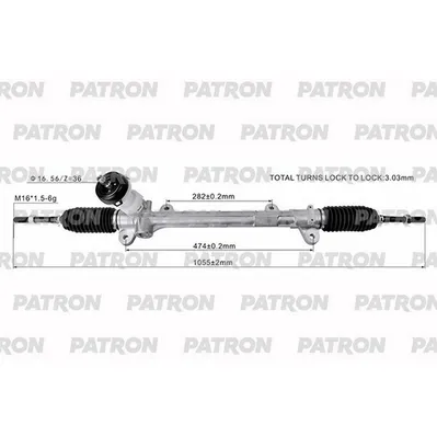 Рейка Рулевая HYUNDAI I30 (GD) 11- KIA CEED (JD) 12- PATRON PSG3252