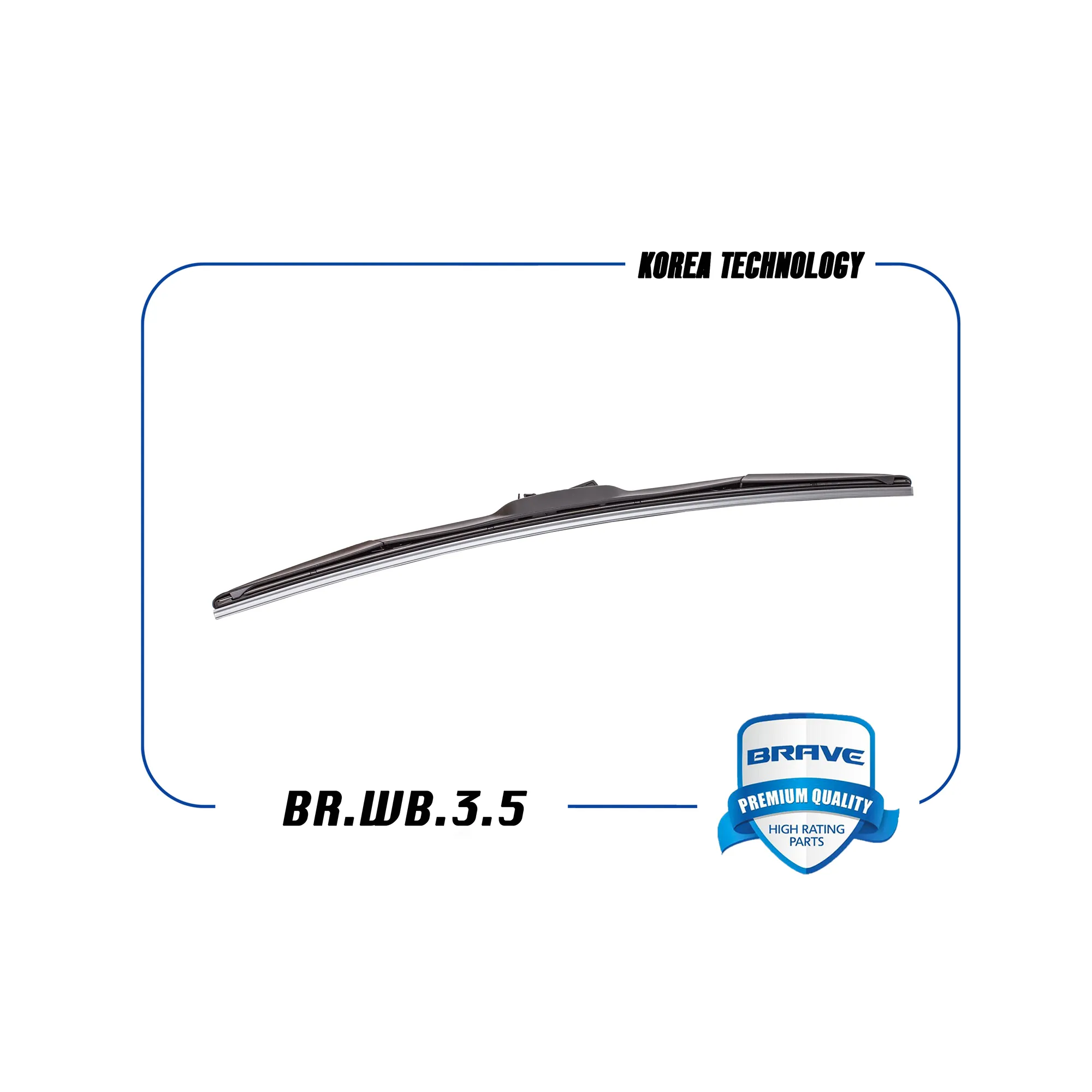 Щетка стеклоочистителя гибридная 525мм, крючок Brave BR.WB.3.5 BRAVE BR.WB.3.5