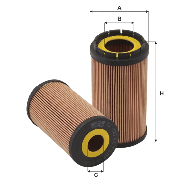Фильтр масляный AUDI A8 III/VW Touareg I mot.6,0L V12 FIL FILTER MLE1583