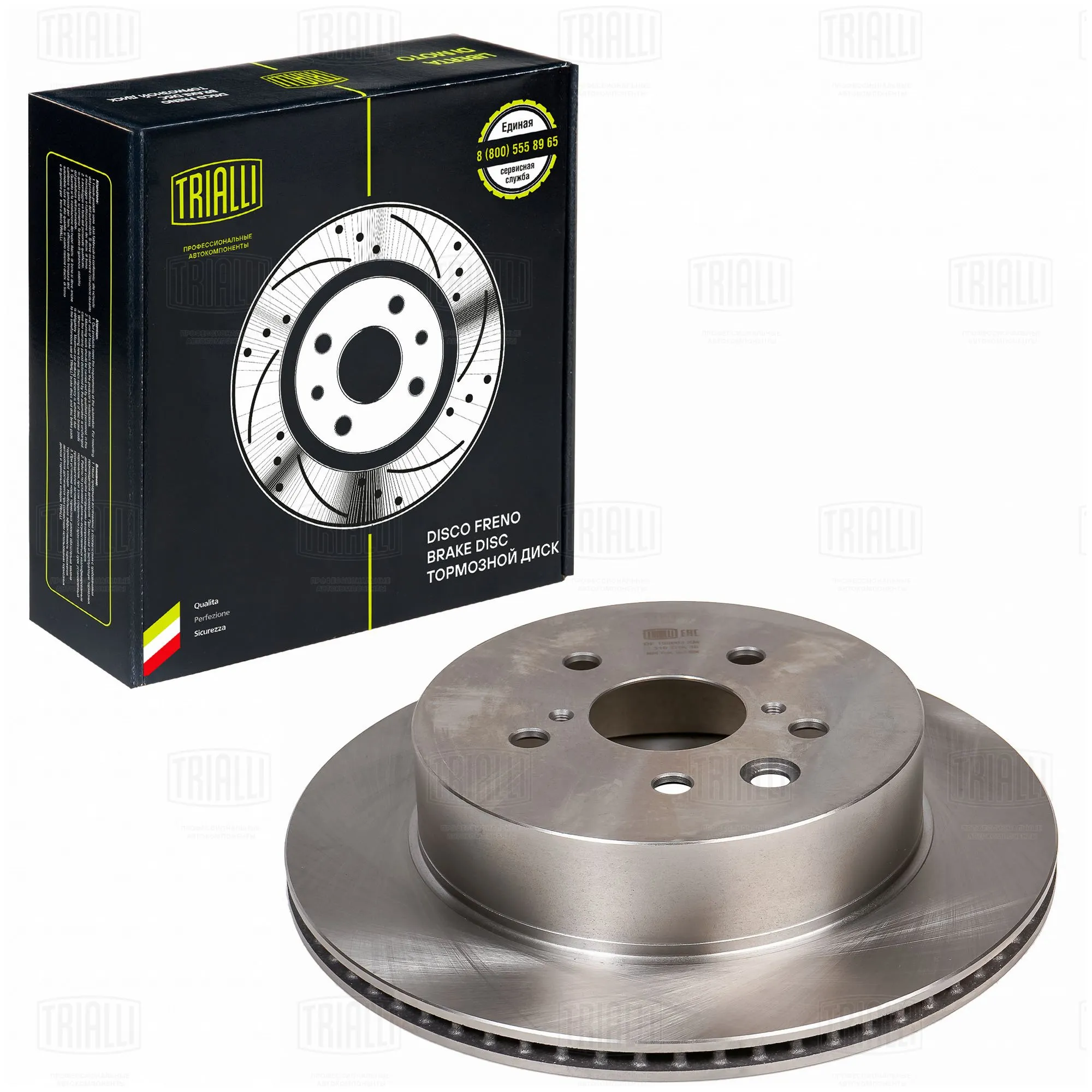 Диск тормозной задний для а/м LEXUS IS (05-)/GS (05-) D=310 TRIALLI DF 198003