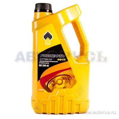 Масло моторное Rosneft Optimum 15W-40 минеральное 4 л 3168