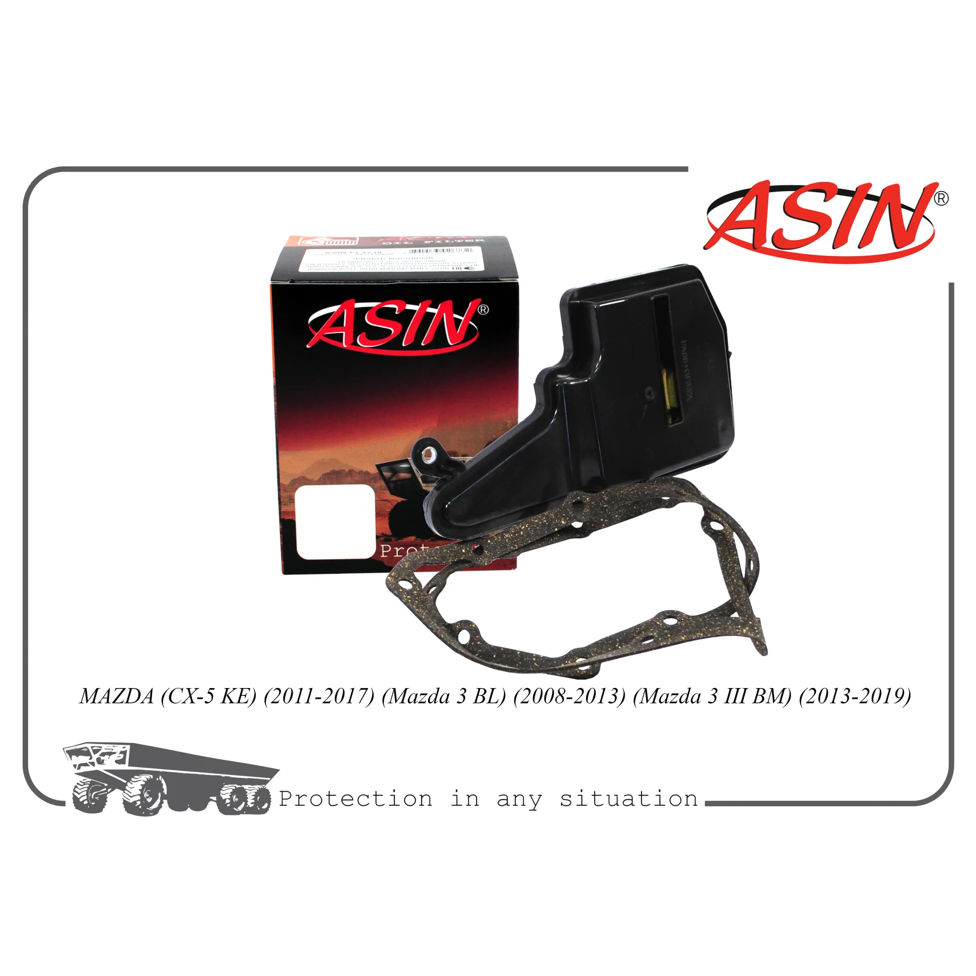 Фильтр масляный АКПП FZ0121500/ASIN.HD238 ASIN ASINHD238