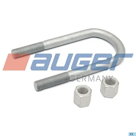 Хомут, Листовая рессора RVI M20x1,5 92x208 AUGER 77816