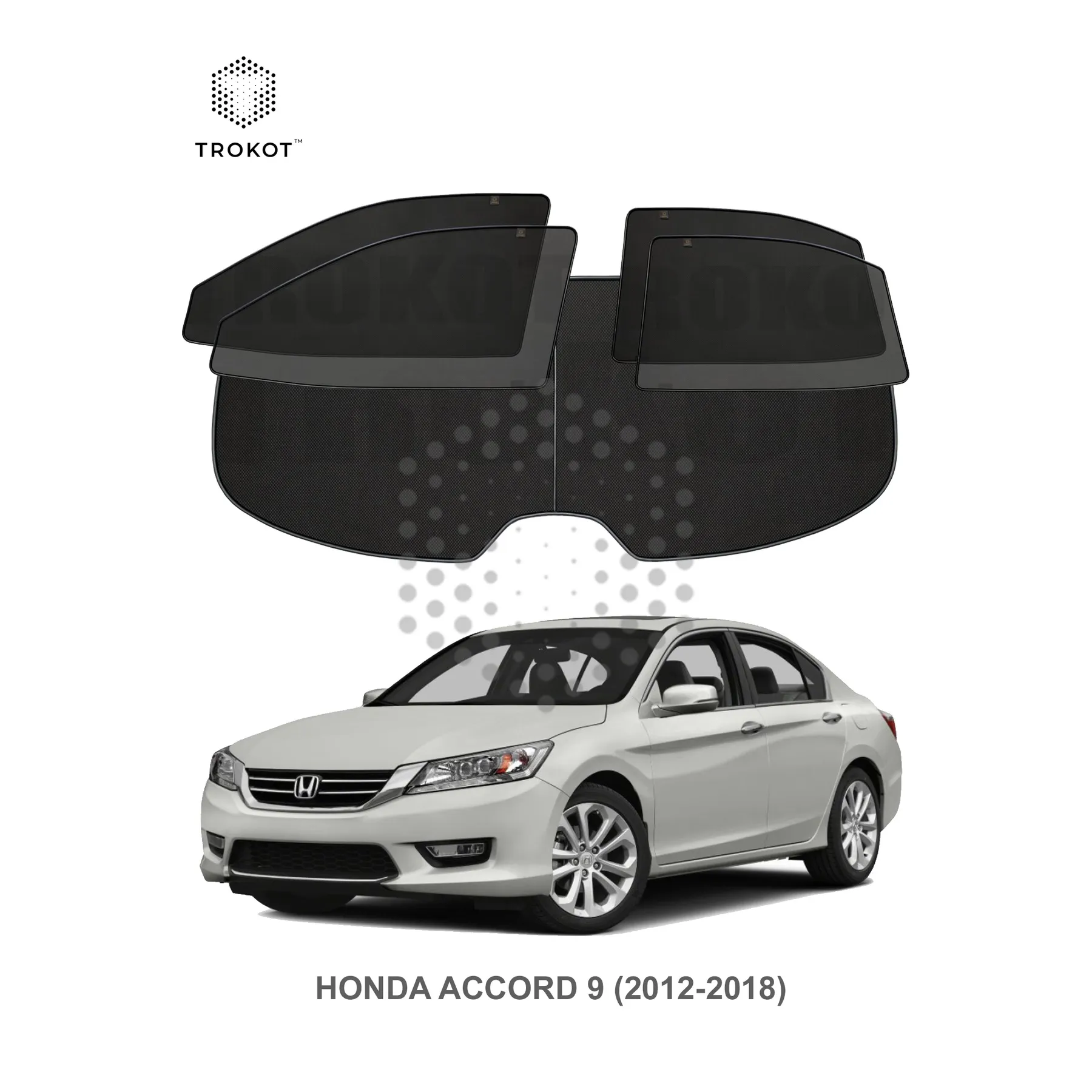 Полный комплект из 5 экранов Honda Accord (9) (2012-2018)