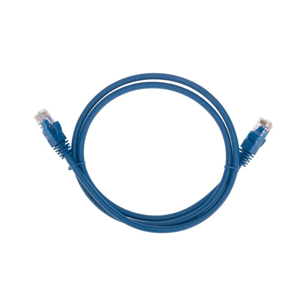Патч-корд U/UTP CAT 6, RJ45-RJ45, 26AWG, LSZH, синий, 1м REXANT 02-0294-1