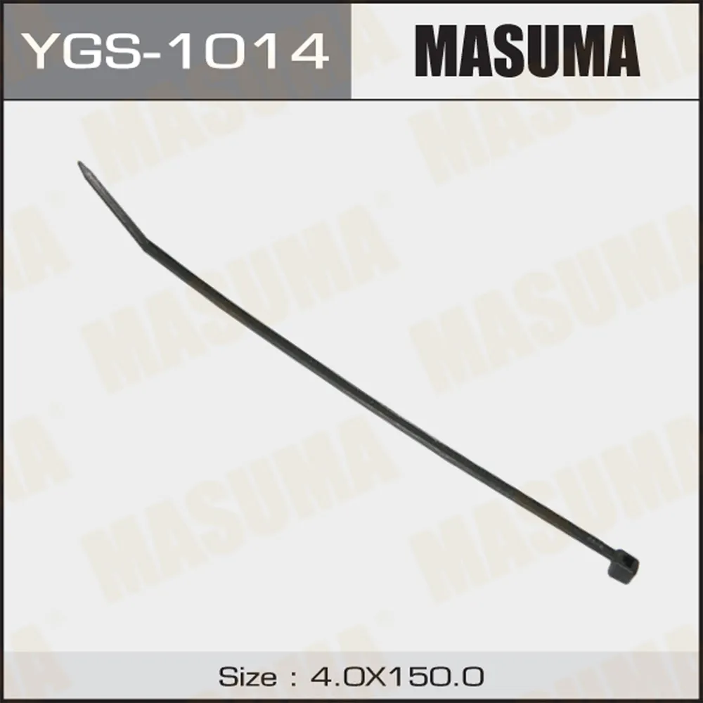 Стяжка пластиковая, хомут черная 4х150 MASUMA YGS-1014