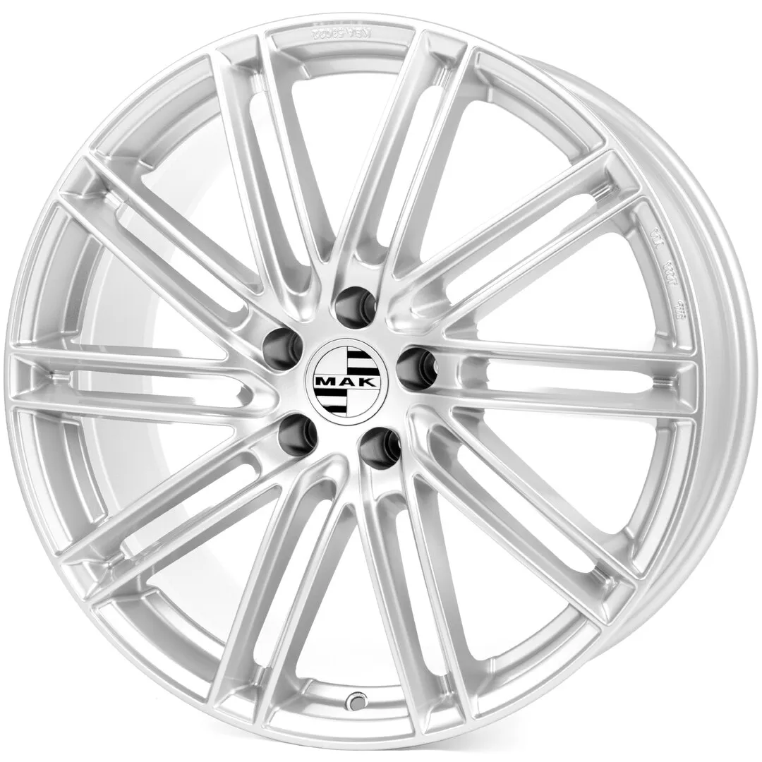 Диск литой R21 9.5J 5x130/71.6 ET60 MAK Leipzig Silver F9521LPSI60KY5