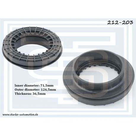 Подшипник опорный MER W204 / W212 передний STARKE 212-203