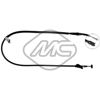 Трос ручника SUZ BALENO 4/5 DOORS (DISC BRAKE) DX-RH Metalcaucho 83330