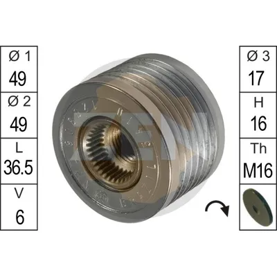 Шкив генератора BMW E46/E90 1.6-2.0 ERA ZN5410