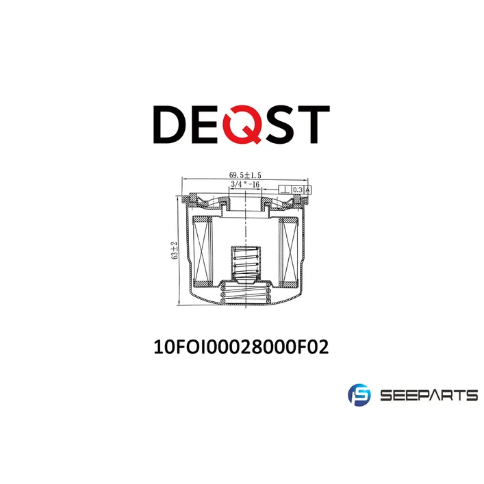 Масляный фильтр. CHEVROLET AVEO (T200) 01.03-12.08,CHEVROLET SPARK DEQST 10FOI00028000