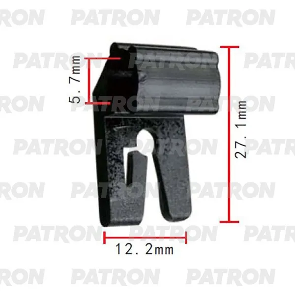Держатель трубок пластмассовый PATRON P372081