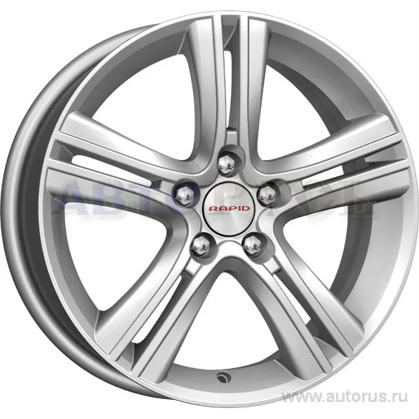 Диск литой R16 6.5J 5x114.3/67.1 ET40 КИК Борелли блэк платинум 24548
