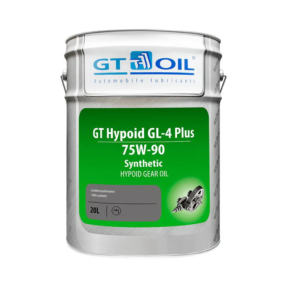 Масло трансмиссионное GT OIL GT HYPOID GL-4 PLUS 75W-90 синтетическое 20 л 8809059408490