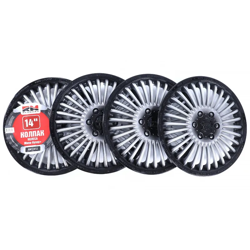 Колпак колеса R14 Мини-Купер+ (пруж) кт 4 шт. (2+2) REDMARK REDMARK RM11412