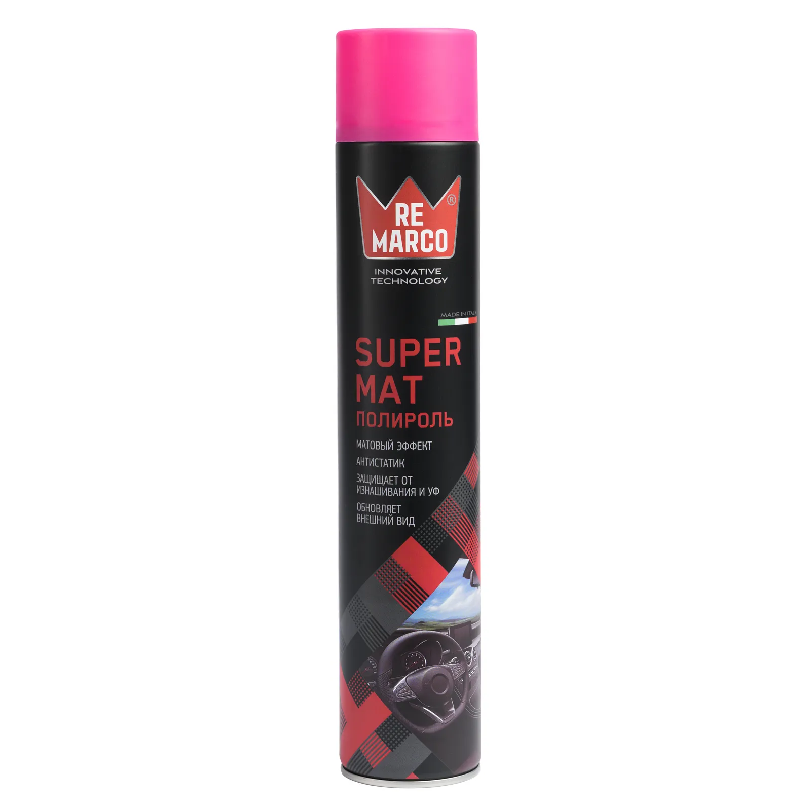 Полироль ReMarco super mat BUBBLE GUM 750 мл RE MARCO RM-819