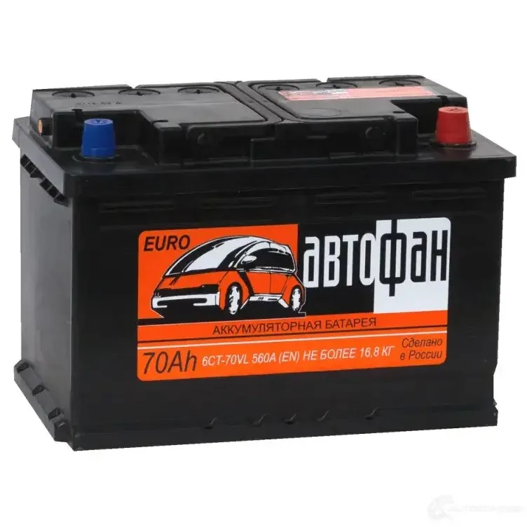 Аккумулятор Автофан 70 А/ч Обратная 277x177x190 EN560 А