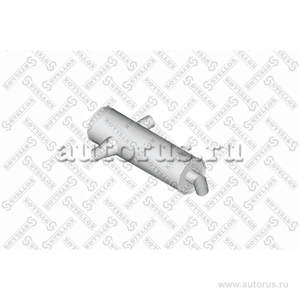 Резонатор(бочка) глушителя овальный MB STELLOX 8203018_SX