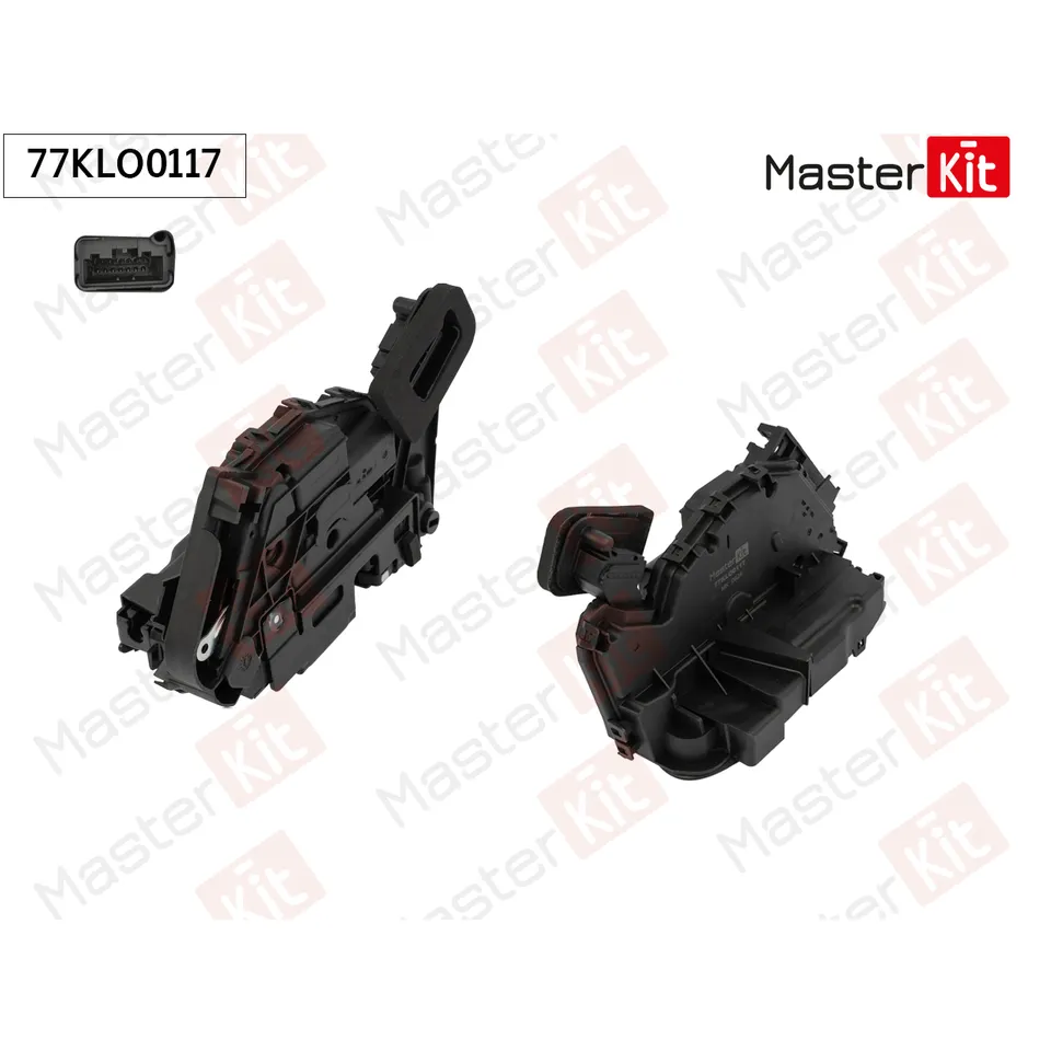 Замок двери зад. прав. Audi Q3 (F3B)/Volkswagen GOLF VII (5G1, BQ1, BE1, BE2) 2012 - MASTERKIT 77KLO0117